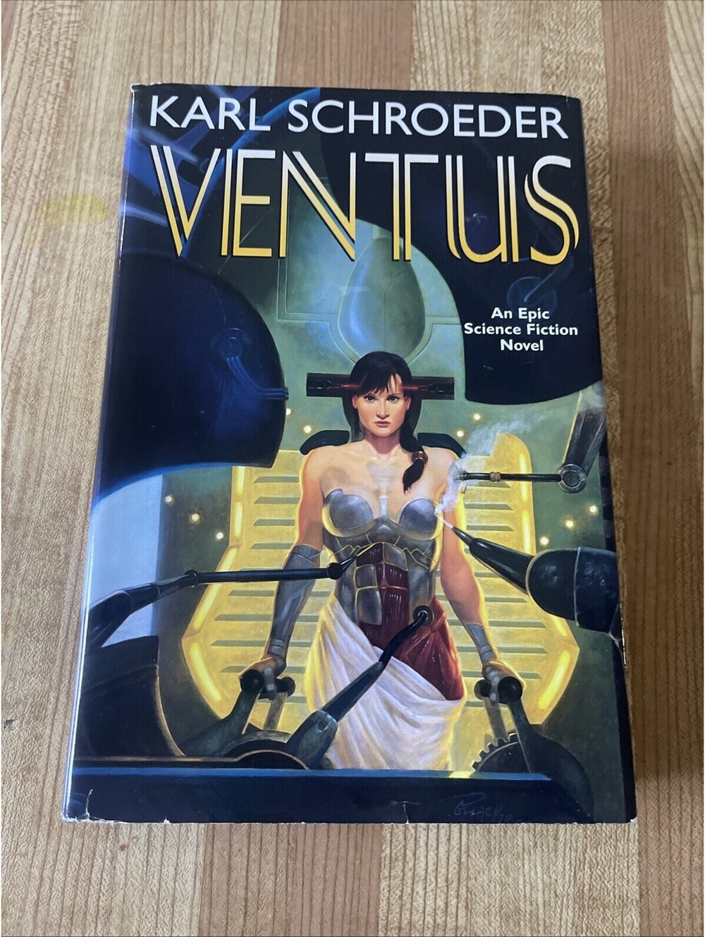 Ventus Karl Schroeder 2000 1st Edition Hardcover DJ Sci-Fi Novel